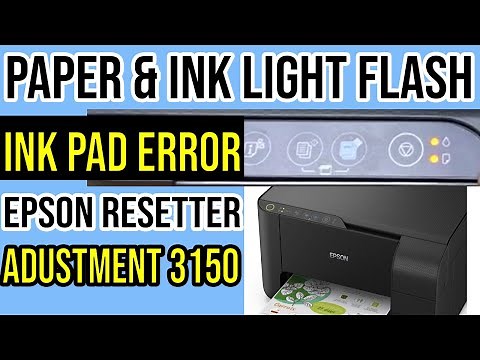 Epson L3150 Ink Pad Reset Using Epson Adjustment Program