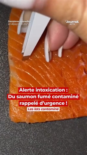 Actuali-TV on Instagram: "Alerte ! Du saumon fumé contaminé à la listeria à été rappelé dans toute la France... #faitsdivers #saumon #rappel #drame #intoxication"