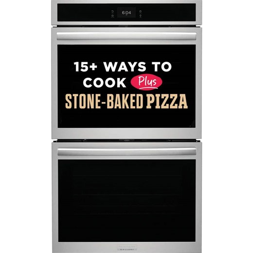 Check The Home Depot's Q&A Before Buying: Frigidaire Gallery 30 in. Double Electric Wall Oven with Stone-Baked Pizza