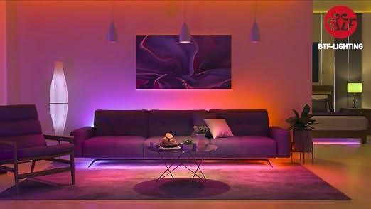 Chasing color lighting effect