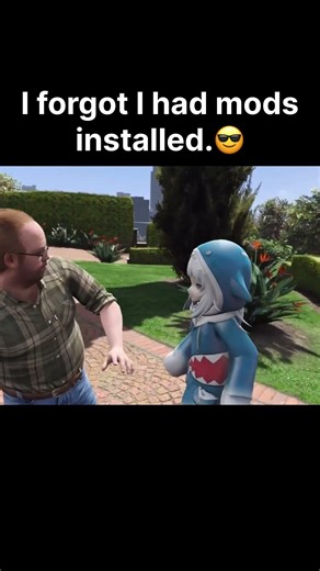 I Forgot I Installed Mods… Now Look What Happened 😎 #gta5 #gtav #mods #gtafunny #gamingshorts