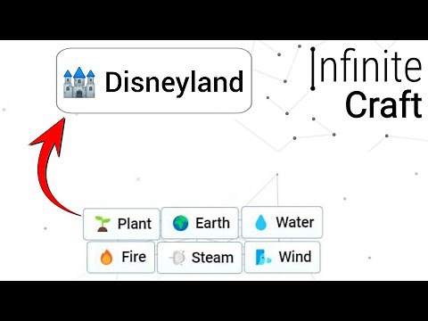 How to make disneyland in infinite craft