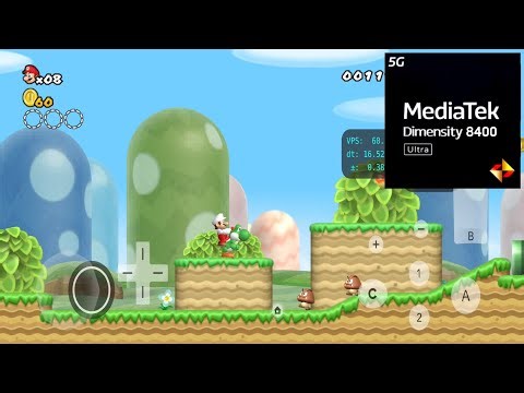 Testing New Super Mario Bros (Dolphin Emulator-60FPS) Poco X7 Pro 5G Android (2026)