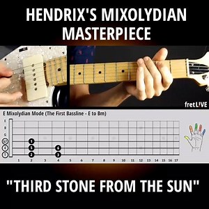 1.1K views · 54 reactions | Full lesson on this classic Hendrix melody here: youtube.com/powmusic  . . . . #mixolydian #mode #guitarmodes #diatonic #pentatonic #majorscale #guitar #guitarlessons #guitartab #guitarscales #jimihendrix #hendrix #psychedelic #modal #thirdstonefromthesun #littlewing #voodoochile #bluesguitar #guitarjam #powmusic #fretive #learnguitar #soundofguitars | Pow Music | Facebook