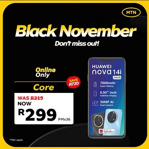 4.8K views | The deals don't wait, neither should you! Shop the best and hottest deals this Black November, only with MTN Yellow Plans. T&C apply. | MTN South Africa | Facebook