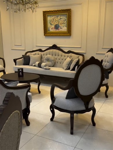 Plush Nest Furniture Islamabad Introduces New design Sheesham Wood Chinoti Sofa Set ! Time to turn the Vibe! #imrankhanzindabad #Following #Foryoupage #Chiniotisofaset #asimmunir