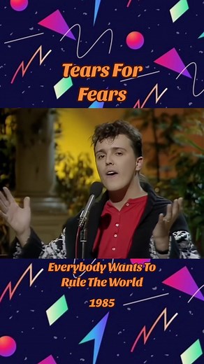 Tears For Fears on the Kenny Everett show in 1985 performing their timeless hit “Everybody Wants To Rule The World”. The song hit No1 in the US and No2 in the UK #TearsForFears #everybodywantstoruletheworld #fyp #80s #80sSongs #TikTokSounds #Viral #80sMusic #80snostalgia