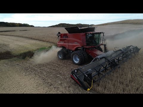 Finishing Soybean Harvest 2025