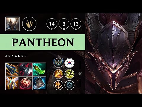 Pantheon Jungle vs Nidalee - KR Challenger Patch 25.12