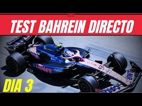 🔴 F1 DIRECTO TEST BAHREIN DIA 3 - MAÑANA