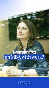 2.8K views · 30 reactions | Can you balance a full-time job with an MBA? GLOBIS alumna Roberta shares her experience with our Part-time and Online MBA program and how she managed to juggle her busy schedule while not compromising on her learning experience. | GLOBIS University - Graduate School of Management | Facebook