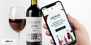 QR Codes on Bottles Such as Wines, Beers & Cans