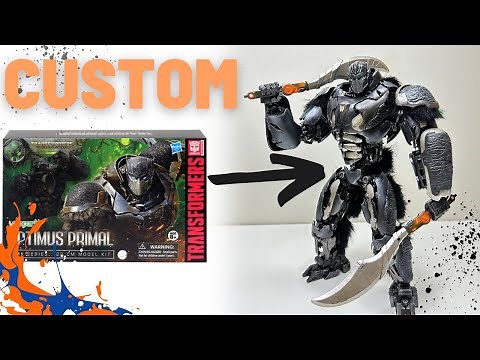 Transformers | Rise of The Beasts | Optimus Primal | Yolopark | Custom | Repaint Tutorial |