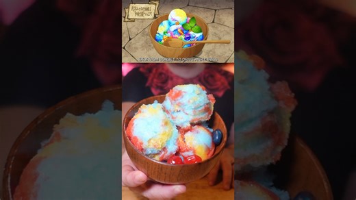 Exorcism sorbet recipe from Delicious in Dungeon 🍨👻 #shorts #anime