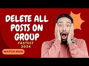 delete all facebook group post in one click from pc (2025 Update) | groups facebok
