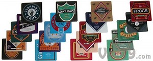 Drinking Games Beer Coasters: Includes how-to for 20 classic drinking game.