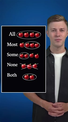 All, Most, Some, None, Both | English Quantifiers for Beginners