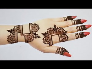 Stylish Simple Backhand Mehndi design |Easy Mehndi designs|Mehandi ka design |Mehndi|mehandi designs