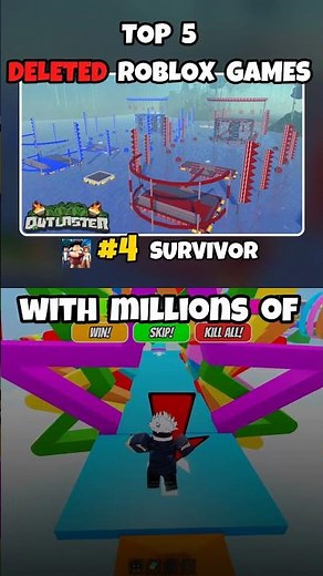 TOP 5 DELETED ROBLOX GAMES
