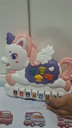 TRENDING UNICORN MUSICAL PIANO TOY | ASMR #unicorn #toys #trending #satisfying #shorts #fypシ #viral