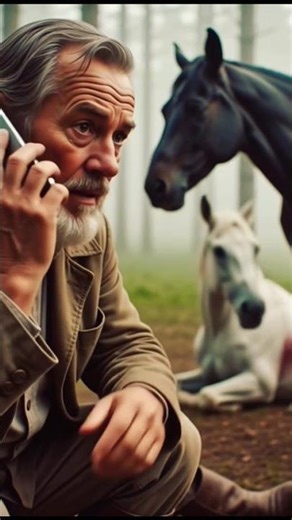 Old man help white horse 🐎🐴 #mare #shorts #humanity #viral #help #animals #horselove