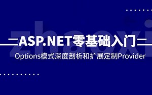 【编程入门】ASP.NET零基础入门新手教程，Options模式深度剖析和扩展定制Provider，项目开发全程实战教学视频，持续更新后附源码 B0306