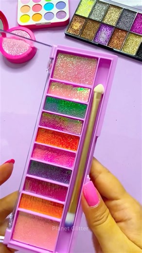 ASMR Planet Satisfying with Unboxing & Review Makeup kit set new palette Pink Sounds Video Blind Bag