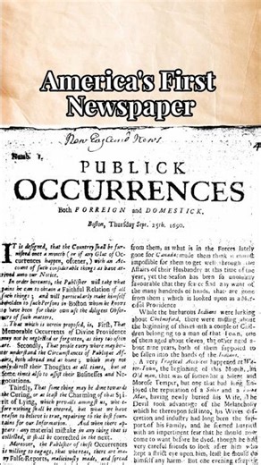 Why Did America’s First Newspaper Get Banned?