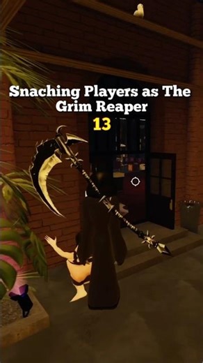 Snaching Players as The Grim Reaper 13 #robloxfyp #grimreaper #micuproblox #scream #prank
