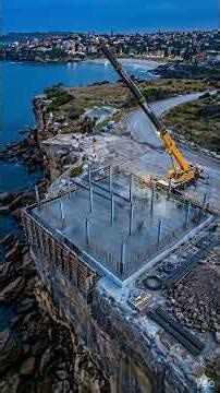 Building on a Cliff That Shouldn't Work (But It Does) #construction #engineering #satisfying