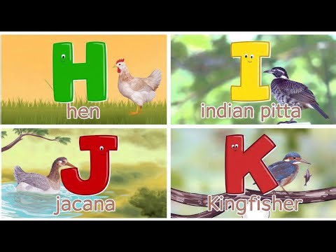Birds Alphabet Song | ABC Safari Animals 18TH2992 | Nursery Rhyme for Kids | FT Kids Show