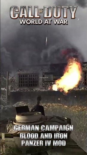 Blood & Iron | Call of Duty WaW Panzer IV Mod #ww2 #cod #callofduty #codwaw #callofdutyworldatwar