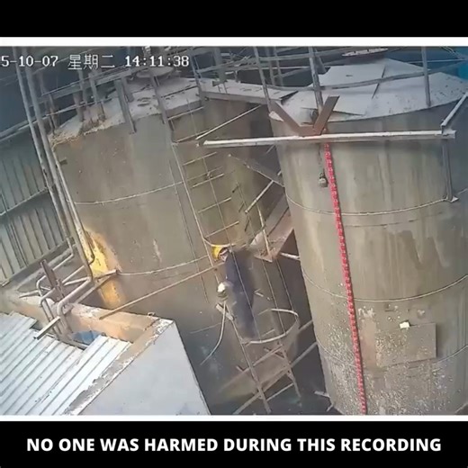 Safety Fails on Instagram: "This is WHY Fall Protection Is Mandatory – Technician Falls Into Toxic Spill from Corroded Ladder🤯 @safetyfails1 - Let’s Increase Workplace Safety #accident #accidents #construction #construção #safety #safetyfirst #maintenace #oil #oilchange #slip #laddersafety #risk #risky #firesafety #training #fails #eletrical #hardhat #PPE #fire #crane #cpr #cranefails #welding #warehouse #ladder"