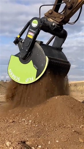 Flip Screen Screening Bucket For Construction Work : Advanced Construction Machinery | #Construction
