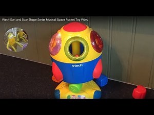 Vtech Sort & Soar Shape Sorter Musical Space Toy Video