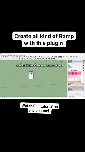 Create all kind of Ramp in sketchup with this plugin | we watch all plugin tutorial here https://www.youtube.com/playlist?list=PLCYy8CP1tTTcW1fiXyxLxeGG7NaEqgs6y #vraysketchupguru #learning #Sketchup2022 #sketchuppro #sketchup | Vray sketchup guru