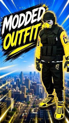 GTA 5 Black & Yellow Outfit Tutorial! #gta5outfits #gtaoutfits #gta5 #gta5shorts