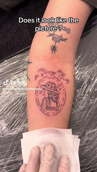 Does it look like the picture? A fun piece of flash for Fields . . . . . #tattoo #tattooartist #fyp #fypシ #nz #auckland #tattooart #flashtattoo #privatestudio #ignorant #ignorantstyletattoo #frenchprisontattoo #blacktattoo #blacktattooart