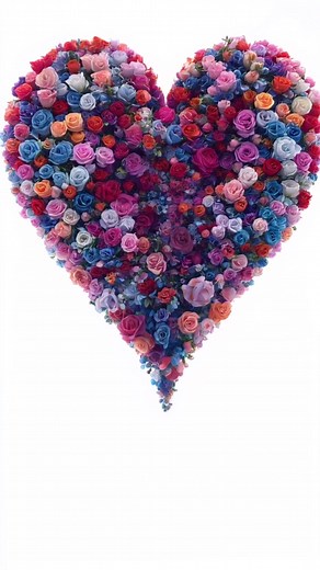 Visual Art: Heart Flower Aesthetic