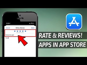 How to Rate and Review Apps in App Store on iphone?