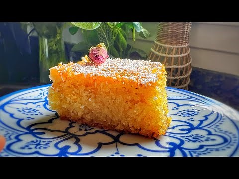 Basboussa à la noix de coco