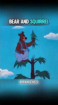 Bear and Squirrel...#animation #shorts #cartoon #story