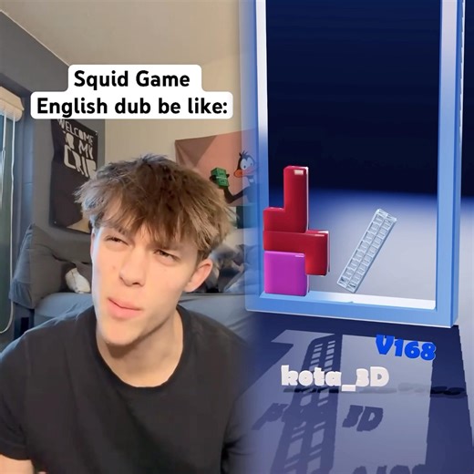 Squid Game English Dub is better than the original #skit #squidgame