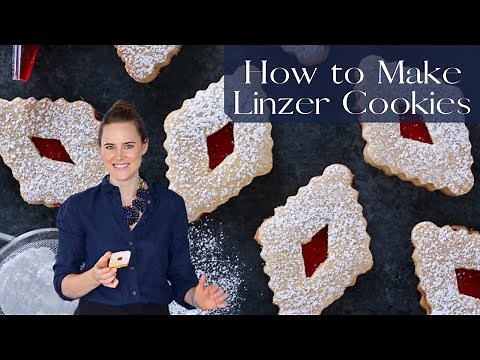HOW TO MAKE LINZER COOKIES: A wonderful linzer cookie recipe for the holidays!
