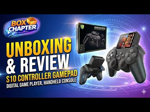 Handheld S10 Gaming Console with 520 Games | Mini Retro Game Box Unboxing Hindi