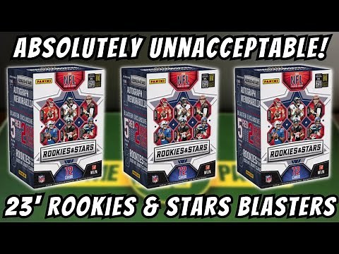 Has Panini Given Up? 2023 Rookies and Stars Football Blaster Box Review