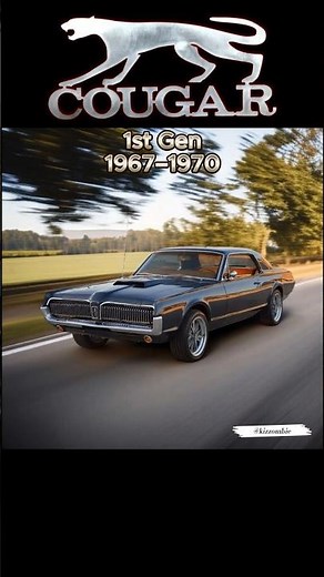 Mercury Cougar Evolution (1967-2002)