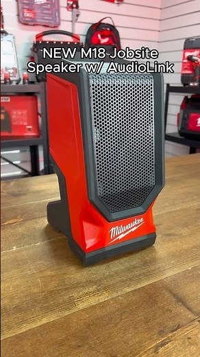 New M18 Bluetooth 5.3 Jobsite Speaker with Audio Link. Full Sound Experience 🕺#milwaukee #tools