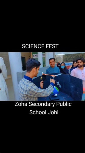 Students Explain Satellites in Scientific Project