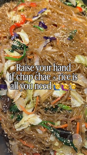 Imperial Garden Guam on Instagram: "Just chap chae. Just rice. That’s enough. 🤍 📍GPO Food Court ⏰10am- 9pm daily 📞671-864-1234"